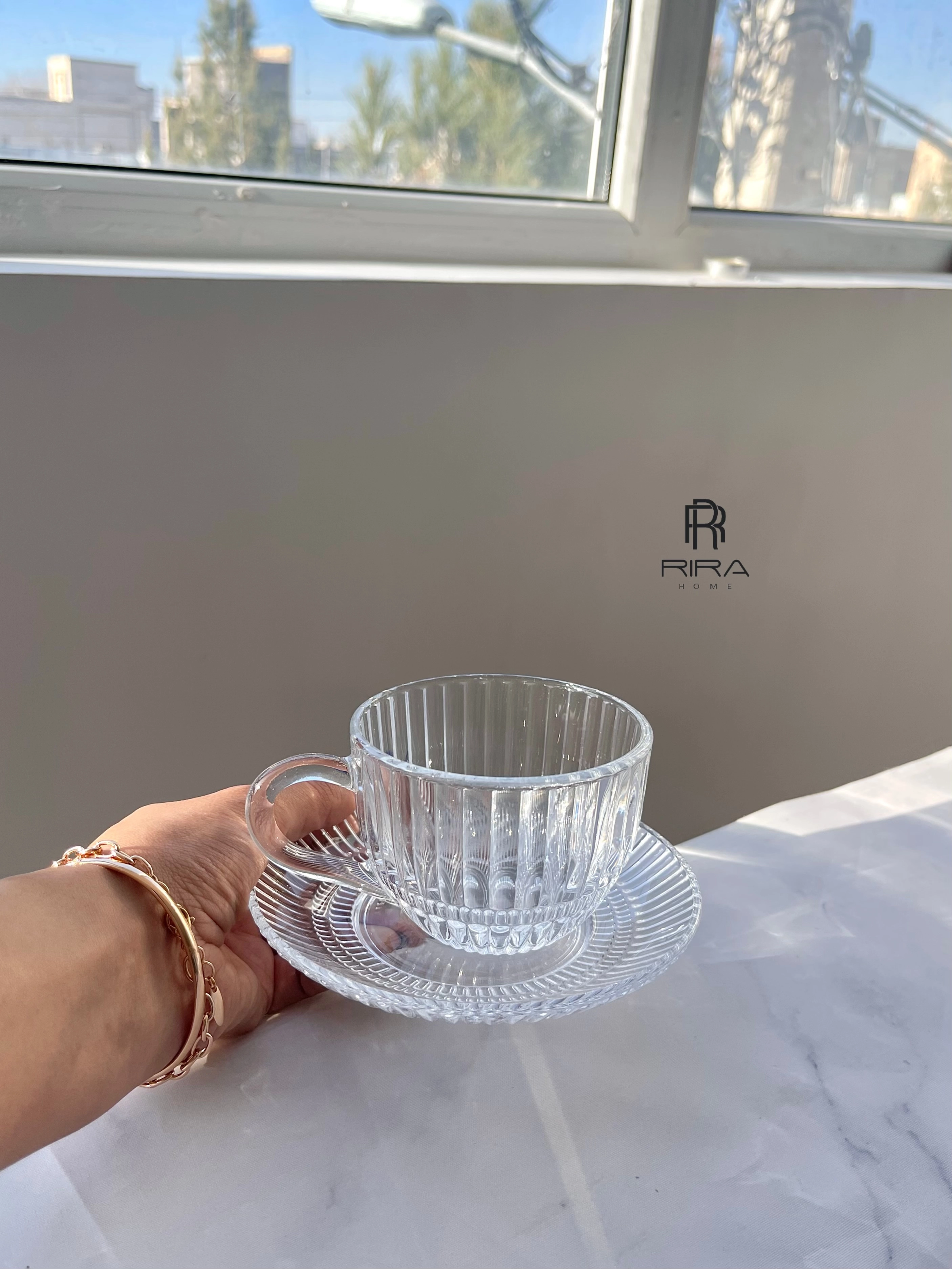 فنجون و نعلبکی شیاردار دلی